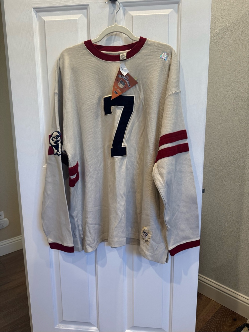 NWT Vintage NFL Originals Canton Bulldogs Throwback Knit Jersey Mens XL Rare
